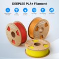 thumbnail image 2 of Filamento para impresora 3D Deeplee PLA+, 1,75 mm, 1 kg, blanco, 2 of 8