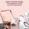 thumbnail image 6 of Emson Mandoline Slicer for Kitchen, All in 1 Mandolin Slicer for Food Works as Potato Slicer, Vegetable Slicer, Mandoline Food Slicer, French Fry Cutter with 5 Blades and Storage Container, Pink, 6 of 8