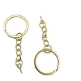 thumbnail image 2 of Key Chain Rings Kit, 60set Keychain Rings with Jump Rings and Screw Eye Pins Bulk for DIY Crafts and Jewelry Findings Making, 2 of 3