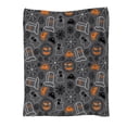 thumbnail image 3 of Halloween Throw Blanket 50" x 60" - Soft Flannel Blanket, Cozy Plush for Couch, Sofa & Bed, Fall Winter Decor, for Kids & Adults, 3 of 5