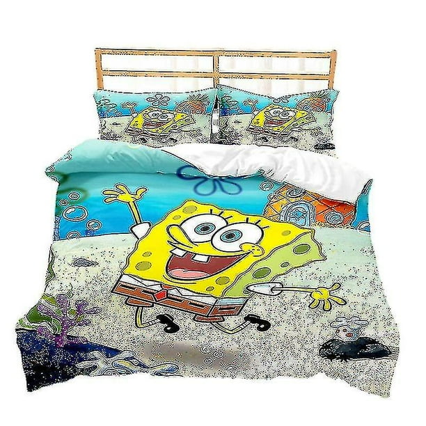 Spongebob Squarepants Series Printed Quilt Cover Twopiece Set Three