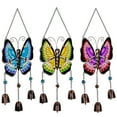 thumbnail image 5 of Northlight Metal Butterfly Outdoor Garden Suncatcher Windchimes - 21" - Set of 3, 5 of 6