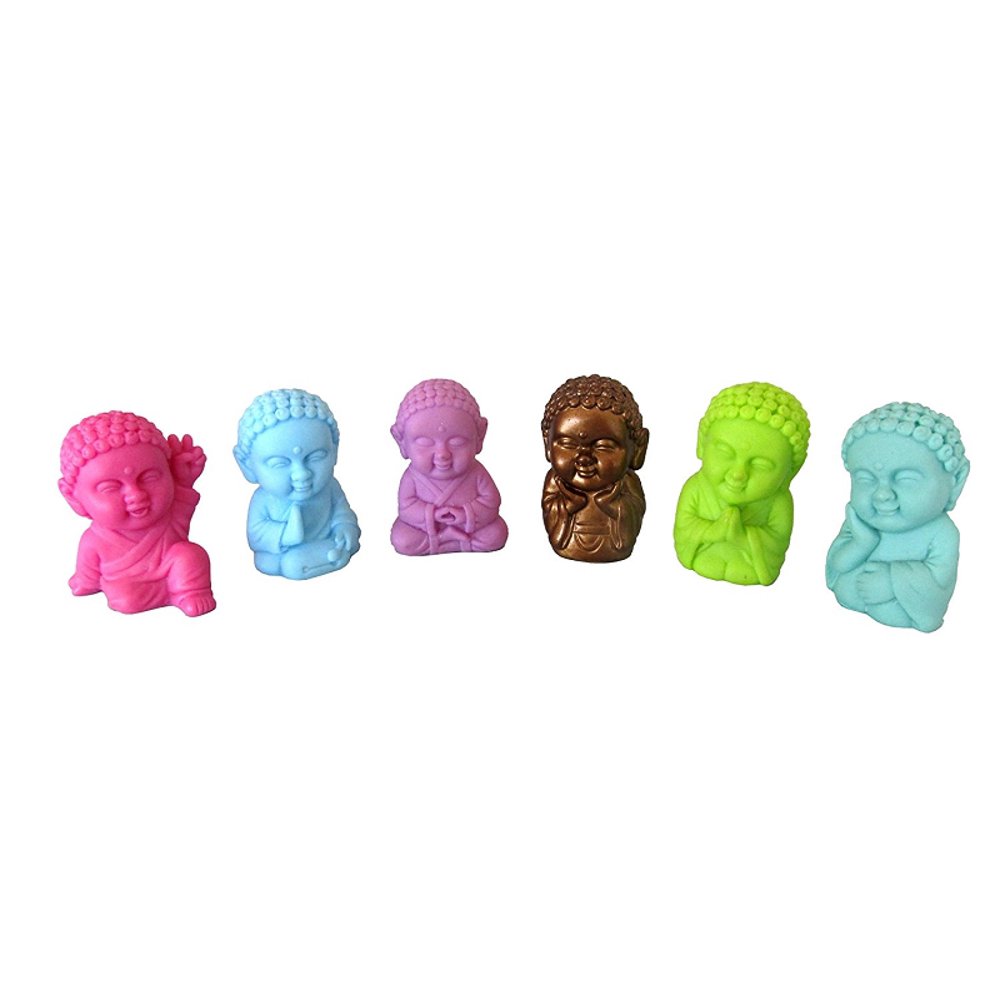 Pocket Buddha Figurine Toy Faith Peace Happiness Wisdom Love Harmony