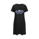 thumbnail image 5 of Camisón corto de mujer, vestido de largo medio con estampado de moda, camisón corto extragrande de mujer, camisón de manga corta con estampado de pecho a la moda, camisón de mujer, 5 of 5