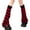 Red, variant on Women's Leg Warmers Fashion Knit Leg Warmers Long Leg Socks Cute Fashion
