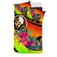thumbnail image 2 of Yap Bedding Set - Polynesian Hook And Hibiscus (Raggae), 2 of 6