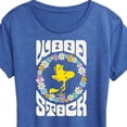 thumbnail image 3 of Peanuts - Retro Floral Woodstock - Women's Short Sleeve Graphic T-Shirt, 3 of 7