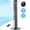 Gray, variant on Qunler 40" Oscillating Tower Fan with Remote, Ultra-Quiet Fan for Bedroom, Home, Living Room, Office, Gray