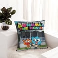 thumbnail image 6 of Amazing World of Gumball Throw Pillow Cover Decoration Pillow Case Cushion Home Decor for Home Sofa Couch 16"x16", 6 of 8
