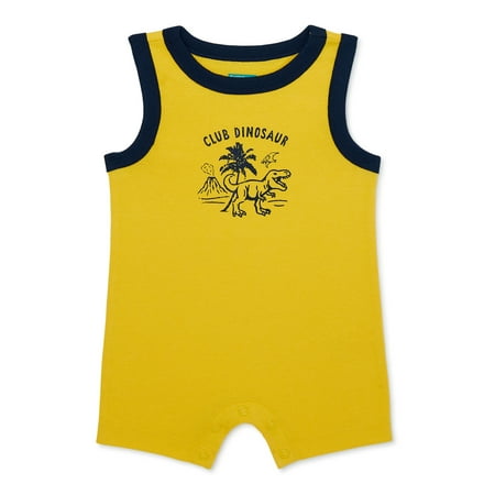 

Garanimals Baby Boy Graphic Tank Romper Sizes 0-24 Months