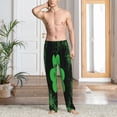 thumbnail image 2 of Fotbe St Patrick's day Pattern Men's Pajama Pants,Sleepwear Pants,Pj Bottoms Drawstring And Pockets-Small, 2 of 6