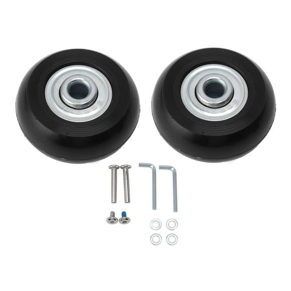 FYBTO Luggage Wheel, Dual Bearing Swivel Caster Wheels Bearings Repair Replacement Kit for Trolley Case Suitcase (54x18mm/2.1x0.7in)-0625