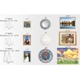 thumbnail image 3 of IBosins 5 Pack 6 Inch Plate Holder Display Stands, Metal Silver Frame Stand for Picture, Book, Photo Easel, Creation, Collectibles, 3 of 7