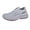 Grey, variant on Women's Slip-On Walking Shoes - Breathable Knit Upper & Cushioned Soft Sole for All-Day Comfort | Lightweight Athletic Casual Sneakers