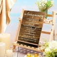 thumbnail image 4 of Memorial Table Sign for Wedding, Acrylic Wooden Wedding Reception Signs, Sympathy Gift in Loving Memory Wedding Sign, Wedding Memorial Signs for Wedding Gift Anniversaries Reunions (Classic), 4 of 8