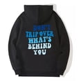 thumbnail image 1 of Sudadera De Hombre Negra Hoodies Forro Térmico Moda, 1 of 6