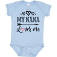 thumbnail image 3 of Inktastic My Nana Grandma Loves Me Girls Girls Baby Bodysuit, 3 of 5