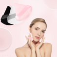 thumbnail image 2 of 6 almohadillas para polvo, (negro, rosa, blanco) de algodón respetuoso con la piel, almohadillas para maquillaje triangulares, uso seco y húmedo, almohadillas para polvo cosméticas con correa para niñas y mujeres JM MX-0135932FYD, 2 of 5