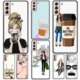 thumbnail image 2 of Funda de princesa para Samsung Galaxy S20 FE S8 S9 S10 Plus Note 10 Note 20 S22 S21 Ultra, color café qiuyongming unisex, 2 of 2