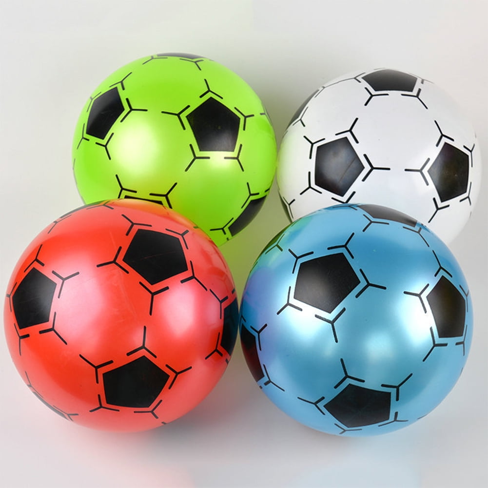 9" Inflatable Plastic PVC Football Sports Game Soccer Beach Soft Party Bag Toy 