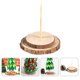 thumbnail image 5 of 5 soportes de madera resistentes para árboles de Navidad artificiales, base estable para decoración navideña, soporte para árbol de Navidad, base para árbol artificial (9 cm de diámetro)., 5 of 7
