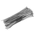 thumbnail image 2 of Attache Zip Auto-Verrouillante, 100 Pcs Attache-Câble en Acier Inoxydable Design Exquis, 2 of 8