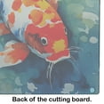 thumbnail image 2 of Koi Fish Glass Cutting Board Large 12 in x 15 in, 2 of 5