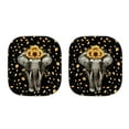 thumbnail image 4 of Binienty Elephant Sunflower Windshield Sun Shade Car Sun Shade Lightweight Washable Automotive Accessories Reflect UV Sun and Heat 28.5x25.5 Inches Essential for a Comfortable Drive, 4 of 7