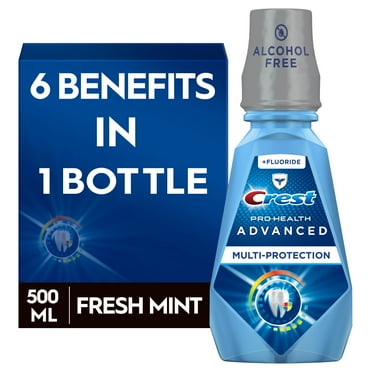 Crest Pro Health Advanced Mouthwash, Alcohol Free, Mint, 16.9 fl oz