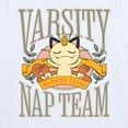 thumbnail image 3 of Pokémon - Meowth Varsity Nap Team - Toddler And Youth Short Sleeve Graphic T-Shirt, 3 of 5