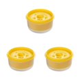 thumbnail image 2 of Moyic Separador de huevos, tamiz, huevos, yema blanca, caja de almacenamiento reciclada, divisor, herramienta de separación para hornear, Amarillo 3Conjunto, 2 of 6