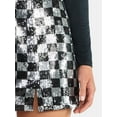 thumbnail image 4 of Madden NYC Women's Sequin Mini Skirt, Sizes XXS-XXL, 4 of 5