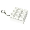 thumbnail image 4 of Zxpjkyu 9 Key Keyboard Fidget Clicker Toy Keychain Accessory Multifunctional Sturdy with White, 4 of 9