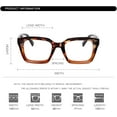 thumbnail image 5 of EYLRIM Classic Thick Square Frame Clear Lens Glasses for Women Men Non Prescription Eyeglasses, 5 of 10