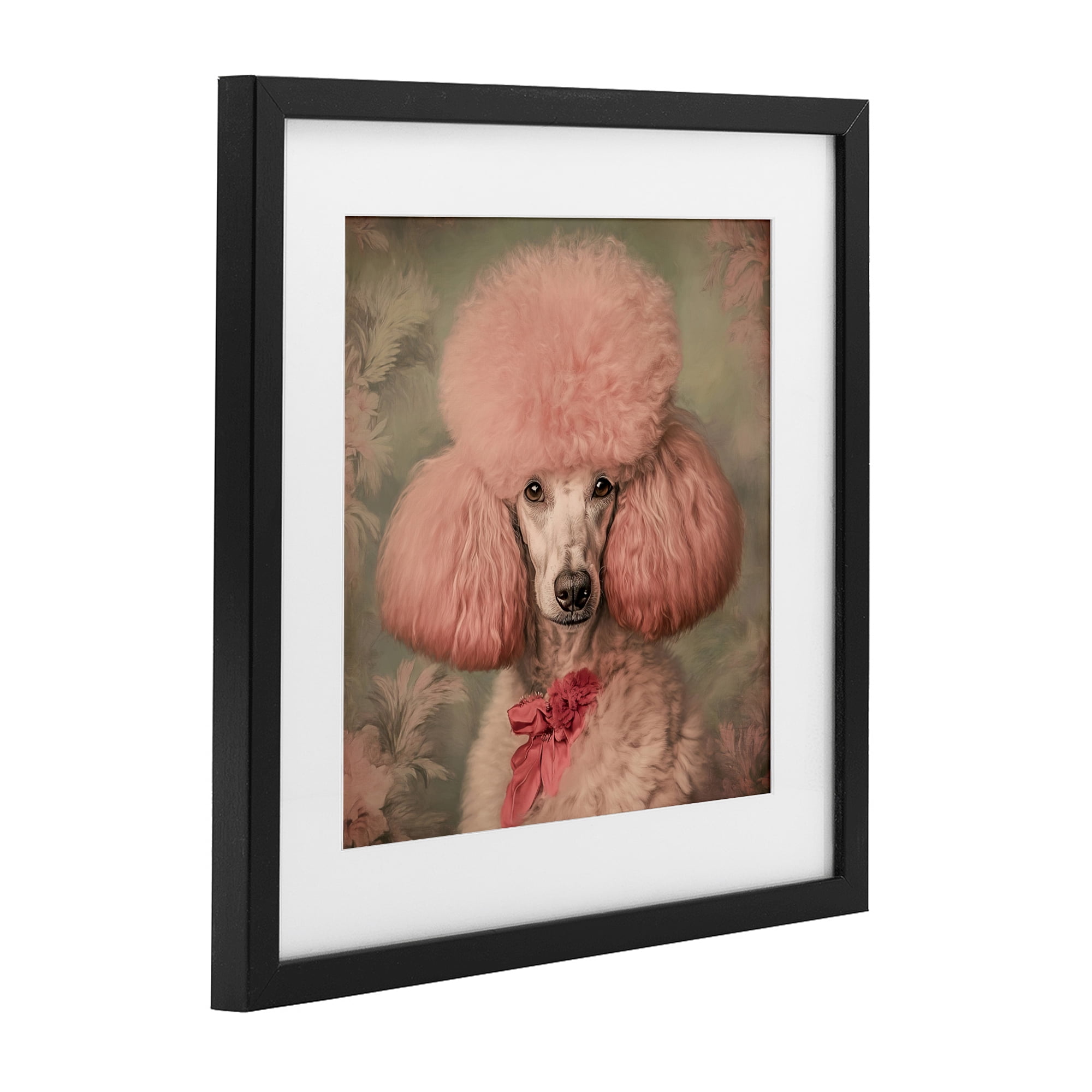 Stupell Industries Miss Baroness Blush Black Framed Print Under Glass, design by Tina LeCour