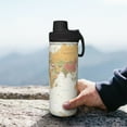 thumbnail image 7 of Honeii World Map 1 Print 18OZ Sports Insulated Kettle,Double-Walled Stainless Steel Water Bottle with Leak-Proof Lid, Perfect for Outdoor, Sports, and Travel, 7 of 7