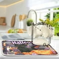 thumbnail image 5 of Dish Drying Mat Kitchen Pad Large Counter Absorbent Dish Mats Drainer Halloween Tombstones, 5 of 8