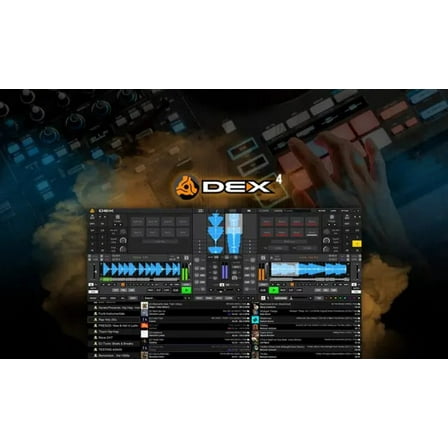 PCDJ DEX 4 | All-in-One DJ, VJ & Karaoke Mixing Software with Streaming & Stems Support