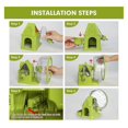 thumbnail image 3 of 4 in 1 Quiet Hamster Exercise Wheel, Multi Functional Green, 3 of 5