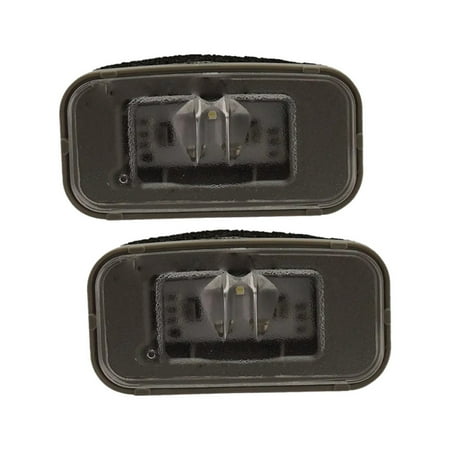 KarParts360 For Lexus IS200t/IS250/IS300/IS350 2014 2015 2016 2017 License Plate Light Driver And Passenger Side | Pair | CAPA | With Bulb | Clear Lens | Plastic | LX2870100, LX2870100C | 81270-53030