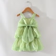 thumbnail image 3 of WOYY Toddler Girls Sleeveless Bow Layered Dress Cute Summer Princess Dress, Sizes 2-3, 3 of 8