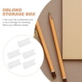 thumbnail image 3 of Transparent Plastic Pen Holder for Storage with Reliable Lid Design and Oblong Shape 5pcs, 3 of 6