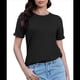 thumbnail image 3 of Camisetas de Verano para Mujer, Informales, de Corta con Bolsillo, Cuello Redondo, Corte Clásico Negro XL, 3 of 8