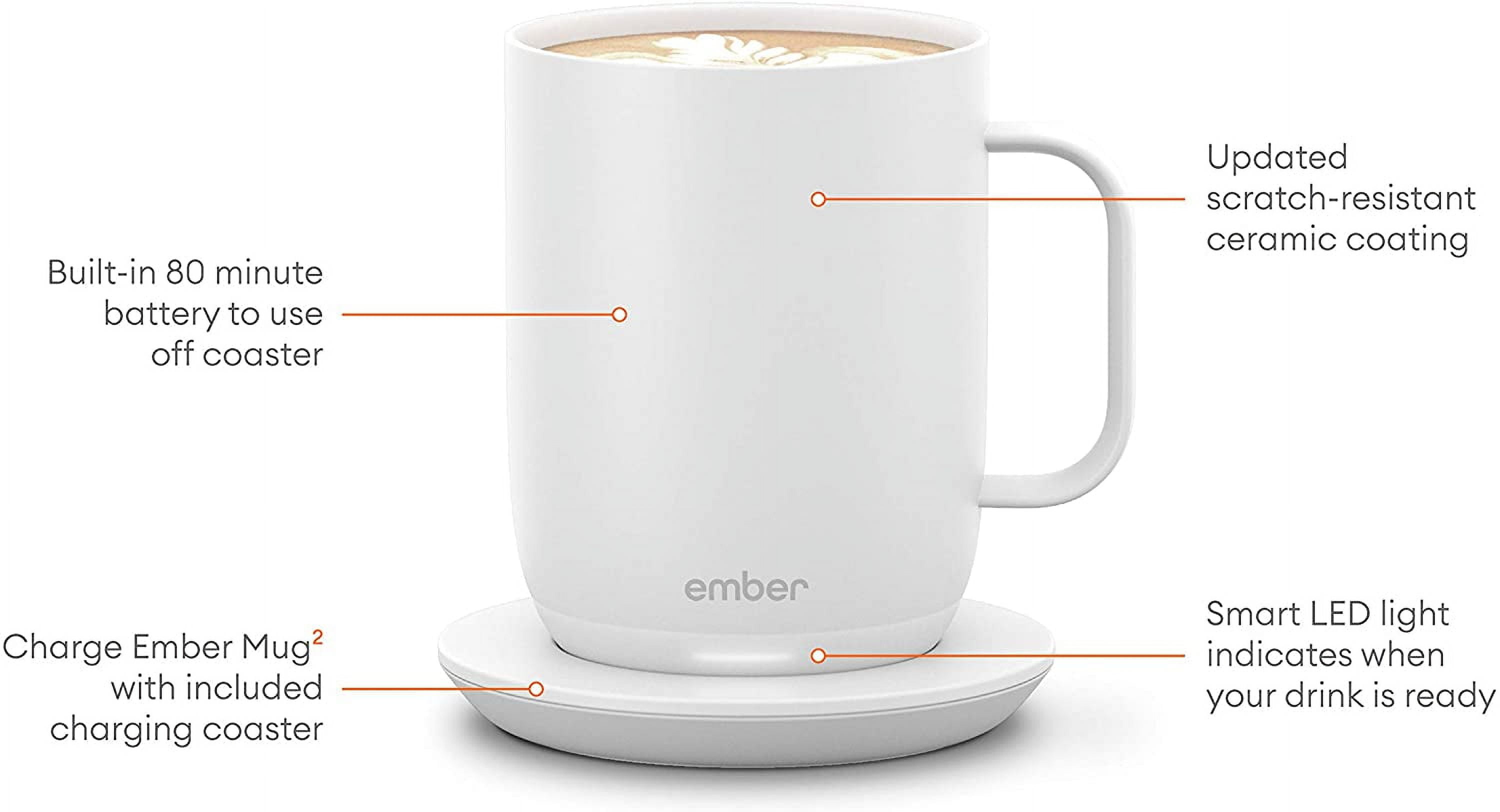 Ember Mug² Temperature Control Smart Mug 14oz - Rose Gold 14 oz
