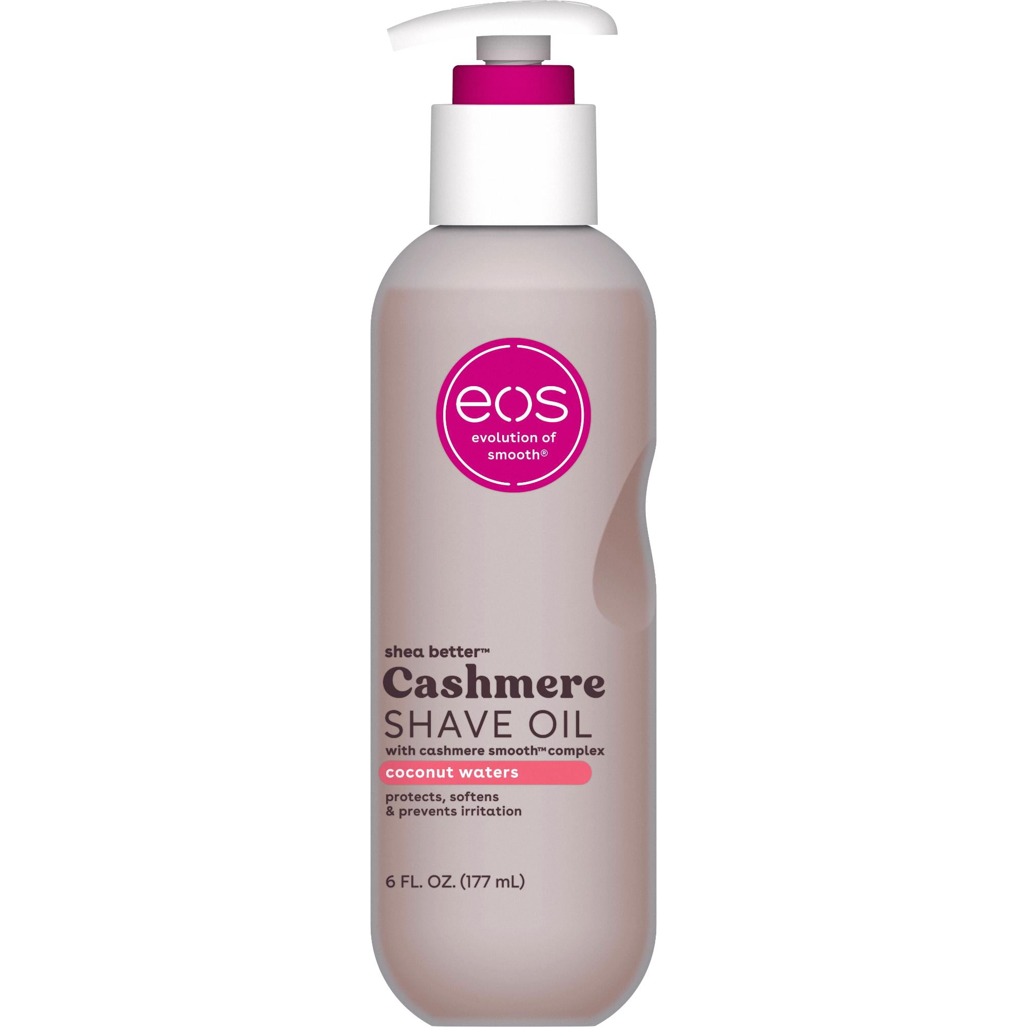 eos Cashmere Shave Oil for Smooth Skin - Coconut Waters - 6 fl oz