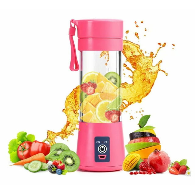 Mélangeur Portable pour Smoothies, Gobelet Extracteur de Jus - 13 oz, Machine de Mélange de Fruits