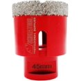 thumbnail image 1 of Brocas de diamante Ineasicer Brocas de 45 mm con rosca M14 para perforación en seco en gres porcelánico, granito, mármol, 1 of 5