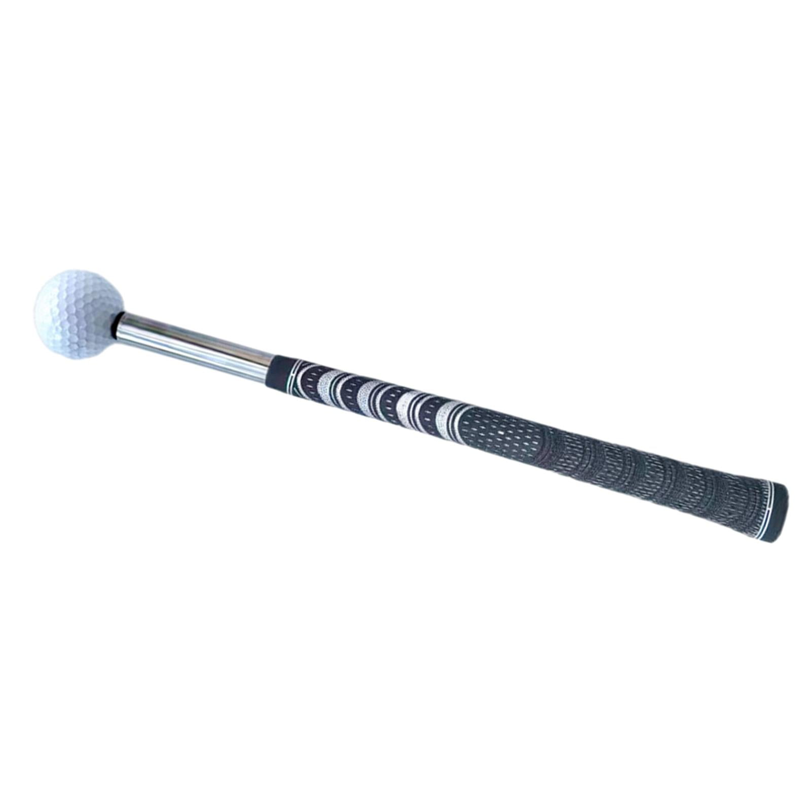 Golf Swing Trainer Golf Warm up Club Nonslip Grip Lightweight Adjustable Golf Swing Training Aid Golf Practice Rod for Speed Office Garden black