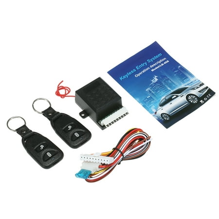 12V Universal Car Auto Remote Central Kit Door Lock Locking Vehicle Keyless Entry System with 2 Remote