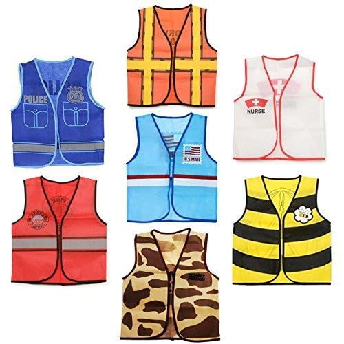 Dress Up Clothes 7 Pc Set Costumes For Kids Costume Vests Kids